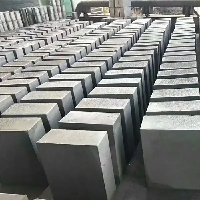 एल्यूमीनियम इलेक्ट्रोलाइटिक सेल कैथोड कार्बन ब्लॉक घनत्व 1.6-1.8 G/cm3 के साथ प्रवाहकीय कार्बन पदार्थ