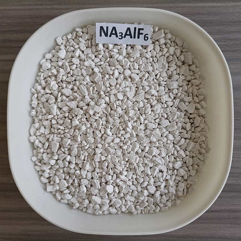 98% मिन शुद्धता सिंथेटिक क्रायोलाइट Na3alf6 / क्रायोलाइट एल्यूमीनियम सोडियम फ्लोराइड एल्यूमीनियम के लिए