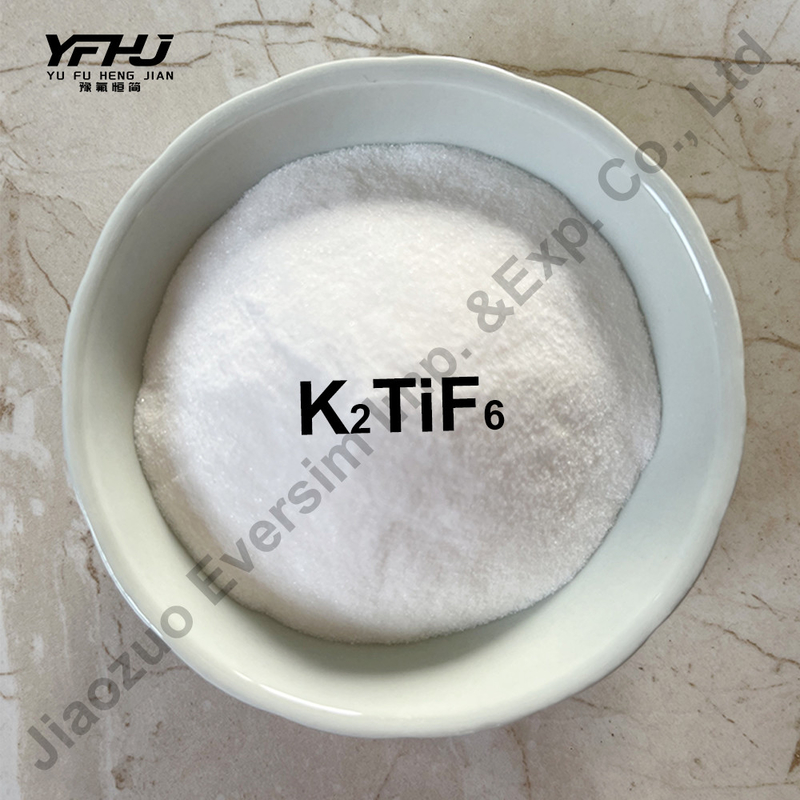 CAS 16919-27-0 कांच उद्योग के लिए सफेद पाउडर पोटेशियम फ्लोरोटिटानेट K2 (TiF6)