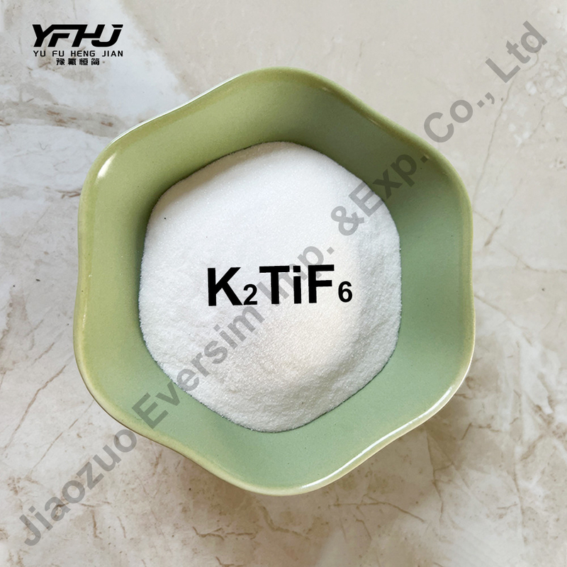CAS 16919-27-0 कांच उद्योग के लिए सफेद पाउडर पोटेशियम फ्लोरोटिटानेट K2 (TiF6)