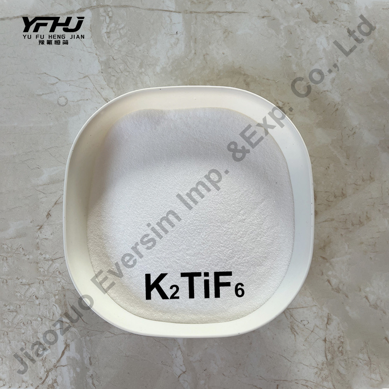 CAS 16919-27-0 कांच उद्योग के लिए सफेद पाउडर पोटेशियम फ्लोरोटिटानेट K2 (TiF6)